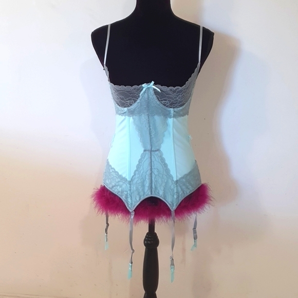 Other - NEW Coquette Size M (approx 12) Misty Light Blue Bustier